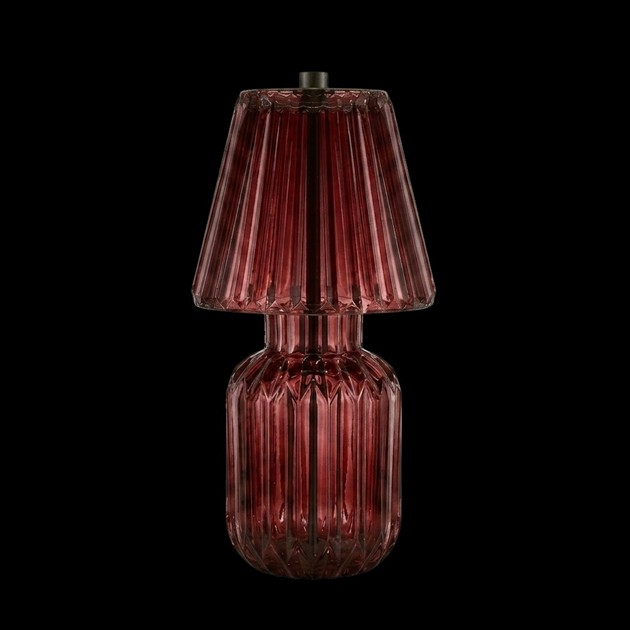 PRISMA glass merlot bordslampa
